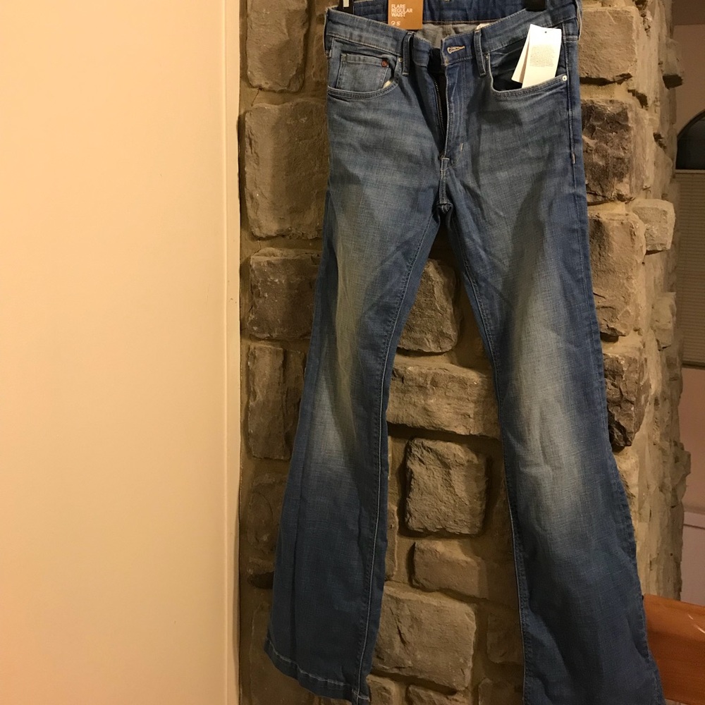 H&M Denim Flare Regular Waist Jeans